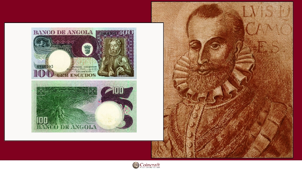 Angolan Escudos Featuring Luis de Camoes - Coincraft